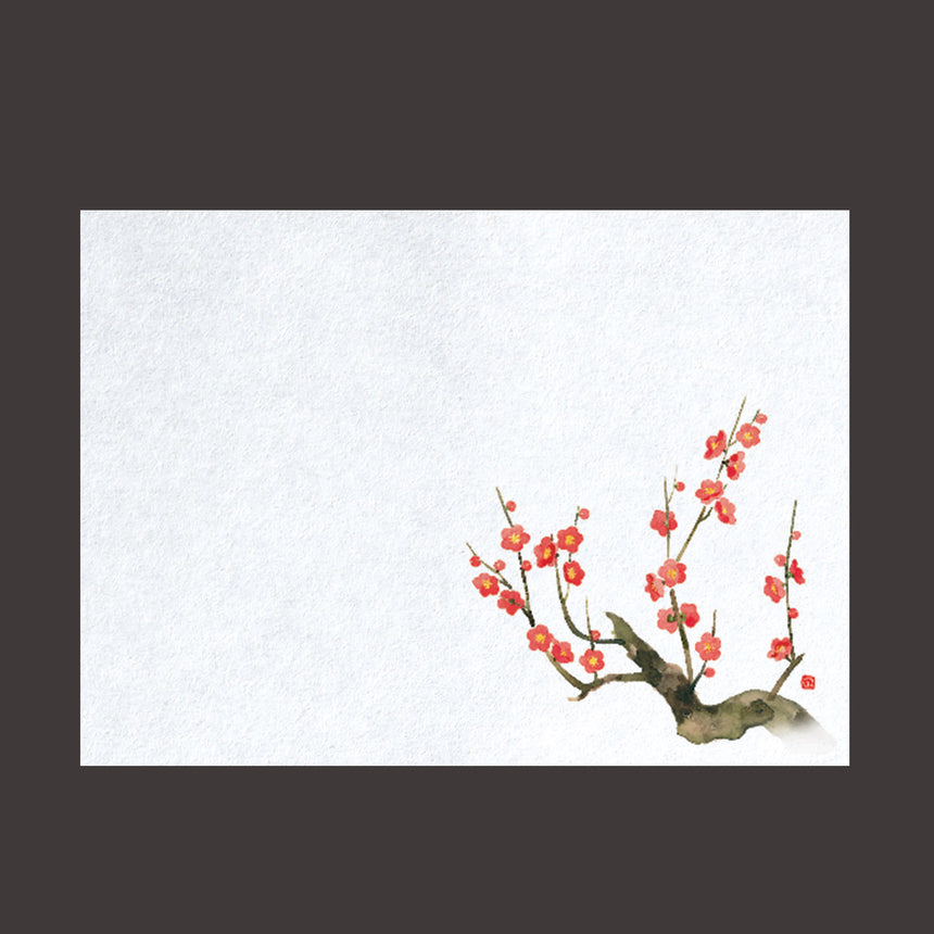 Far-infrared fresh paper, plum, 100 sheets