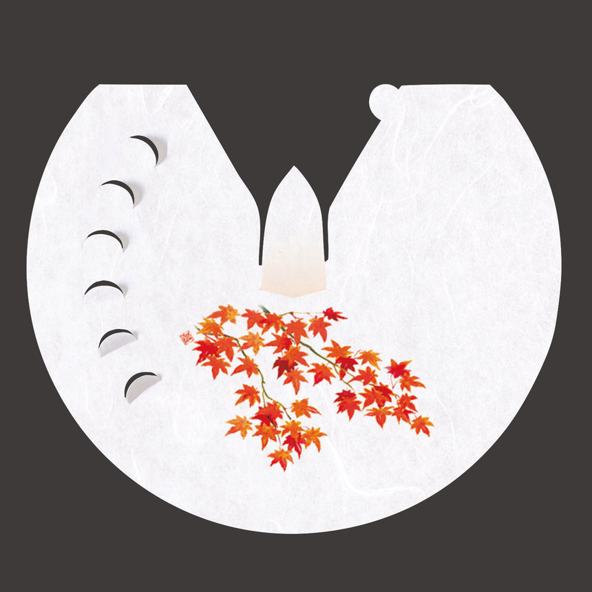 Unryu Washi Flower Eboshi Autumn Leaves 100 sheets