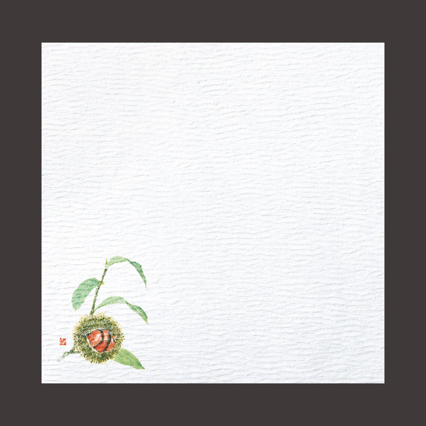 Crepe Hosho Washi 5-inch gourmet paper, chestnut, 100 sheets