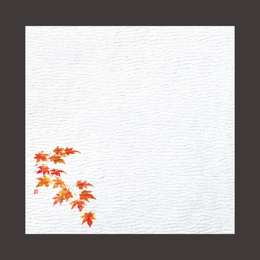 Crepe Hosho Washi 5-inch gourmet paper, autumn leaves, 100 sheets