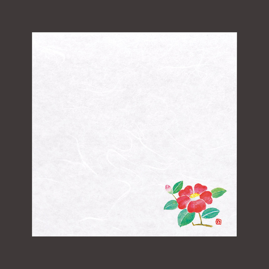 Unryu Washi Paper 4-inch Unryu Paper, Camellia, 100 sheets