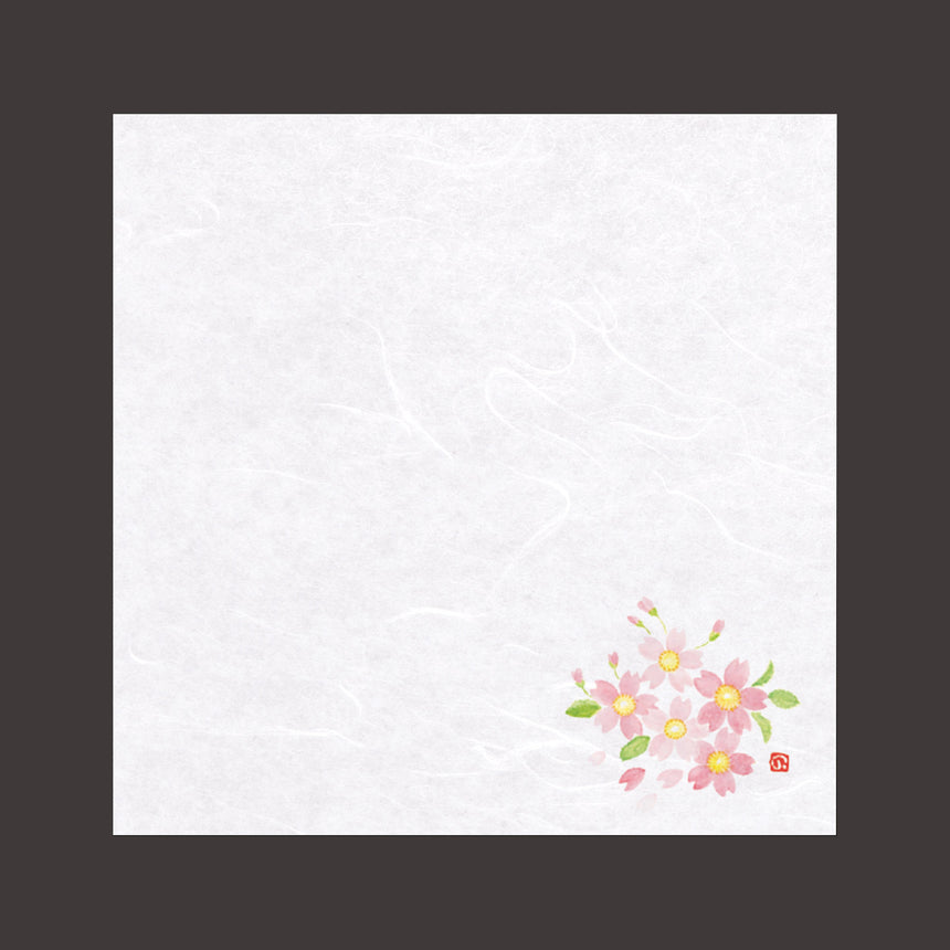 Unryu Washi Paper 4-inch Unryu Paper Sakura 100 Sheets