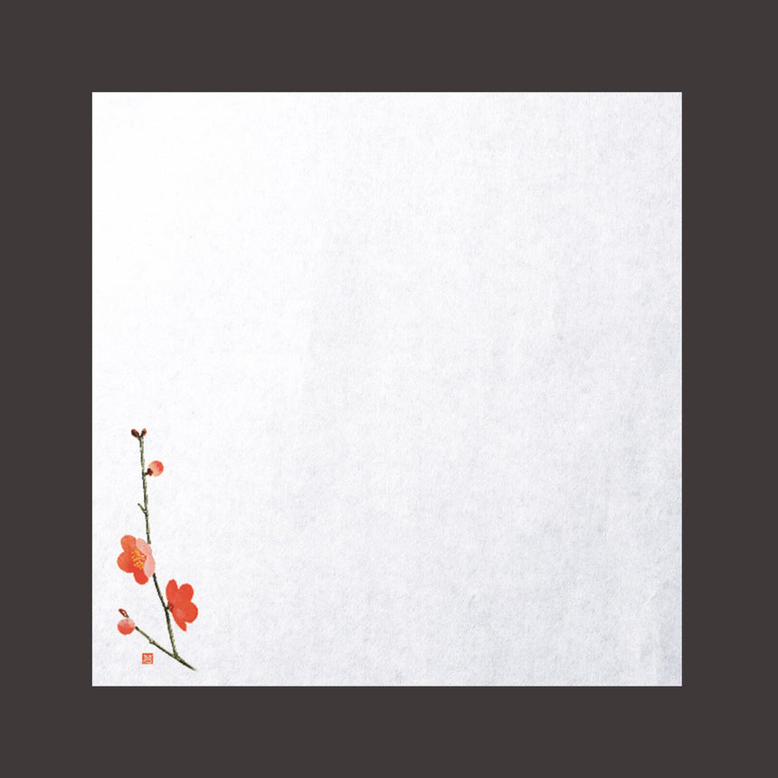 四季耐油天紙（小）梅  100枚