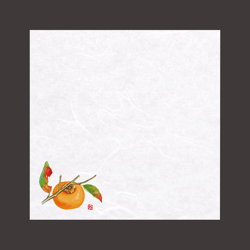 Unryu Washi Paper 4-inch Unryu Paper Kaki 100 sheets