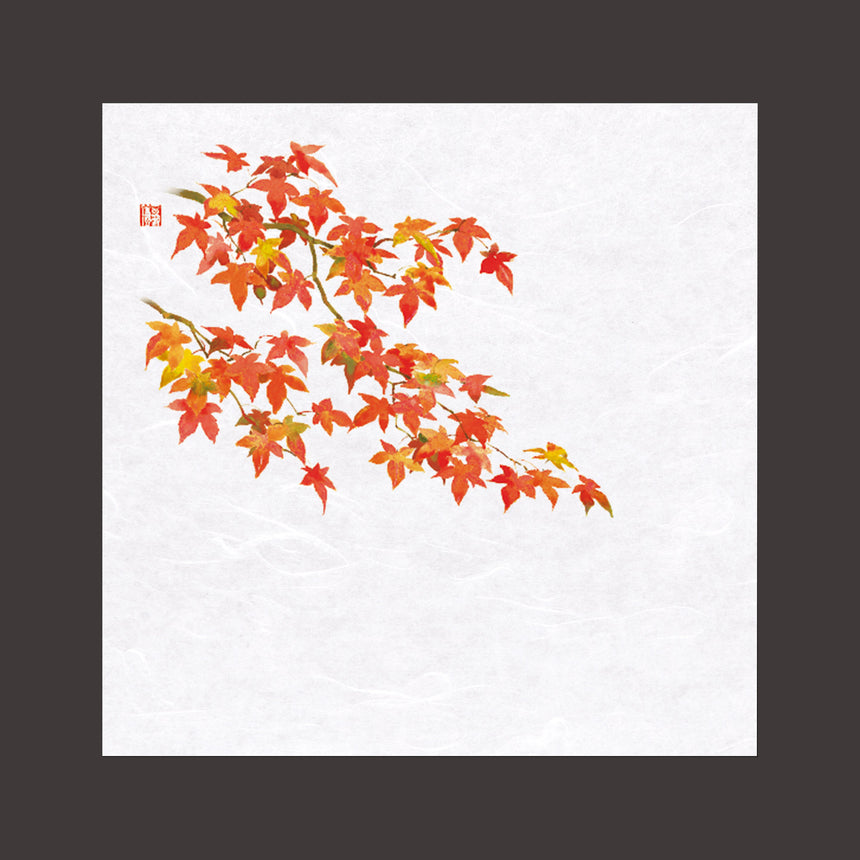４寸ＯＰ懐石敷紙　紅葉　100枚