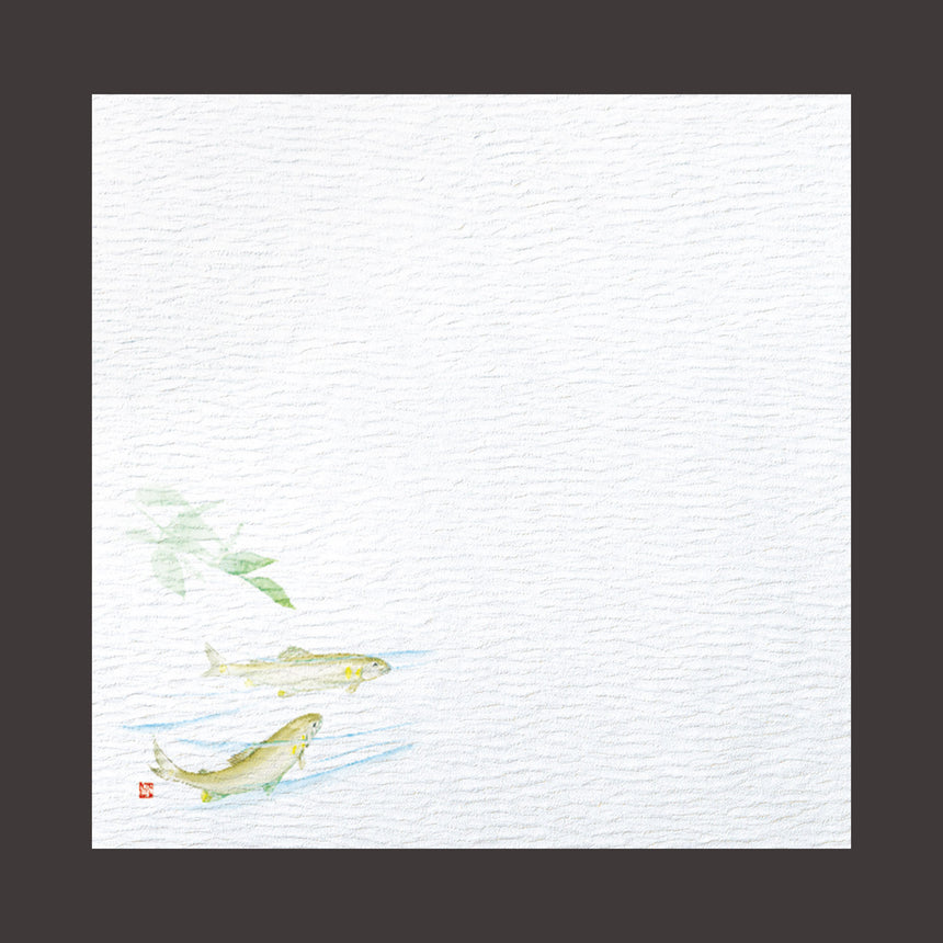 Crepe Hosho Washi 5-inch Gourmet Paper, Ayu (Sweetfish), 100 Sheets