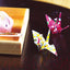 Origami decoration, origami crane (small), 50 pieces, mixed patterns