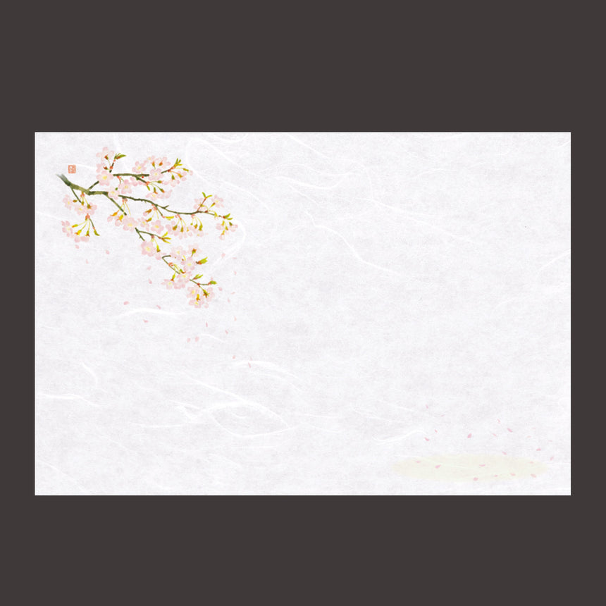 100 pieces of Unryu washi paper kaiseki mat, Kotan, Sakura