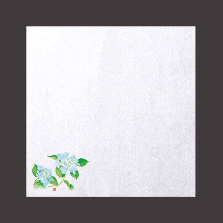 四季耐油天紙 (小) 紫陽花 100枚