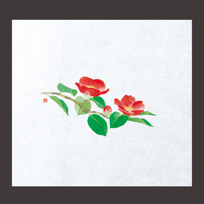 Far-infrared fresh paper, Camellia, 100 sheets