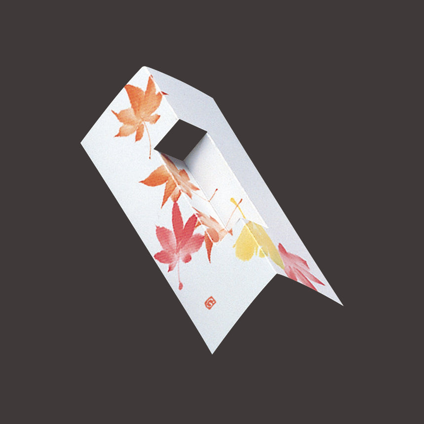 Non-fluorescent paper chopstick rest, maple leaf, 200 sheets
