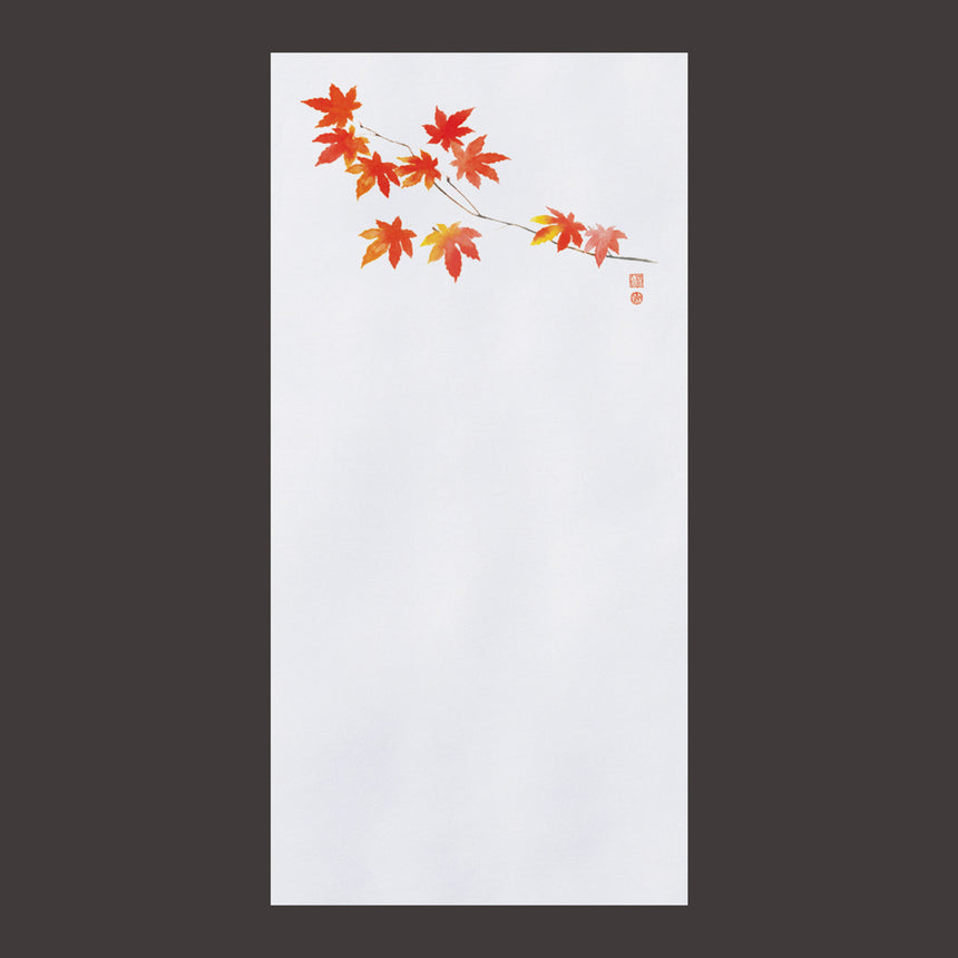 Shiki baking paper, red maple leaf, 100 sheets