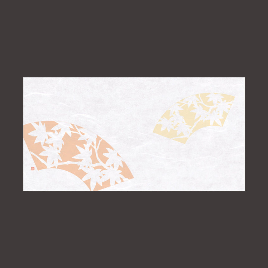 Unryu Washi Light-colored Shikishi Red Maple 100 sheets