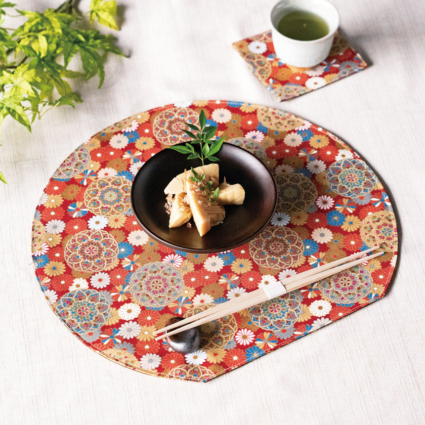 和文様・綿まっと 半月