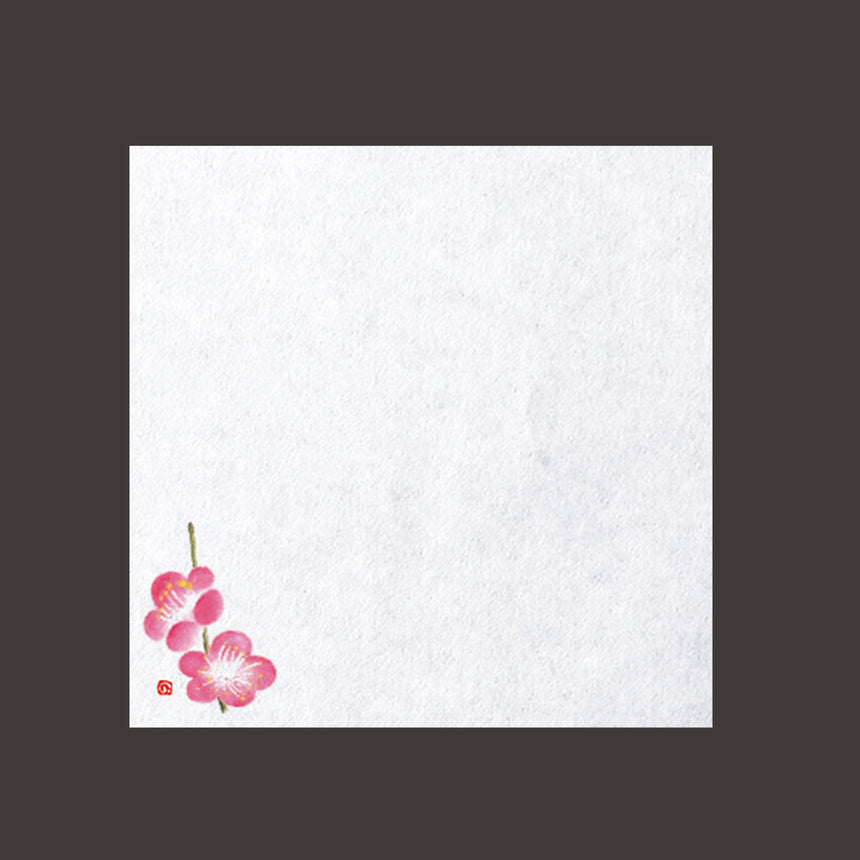Mini oil-resistant paper, plum, 100 sheets