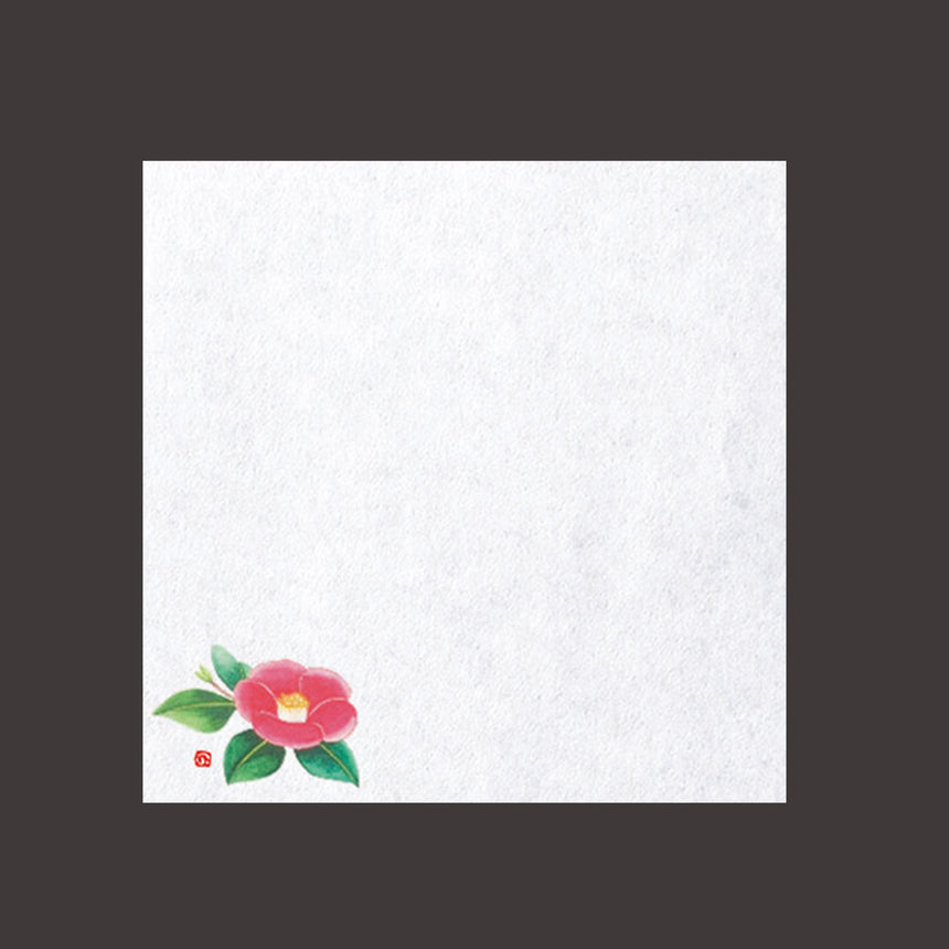 Mini oil-resistant paper, camellia, 100 sheets
