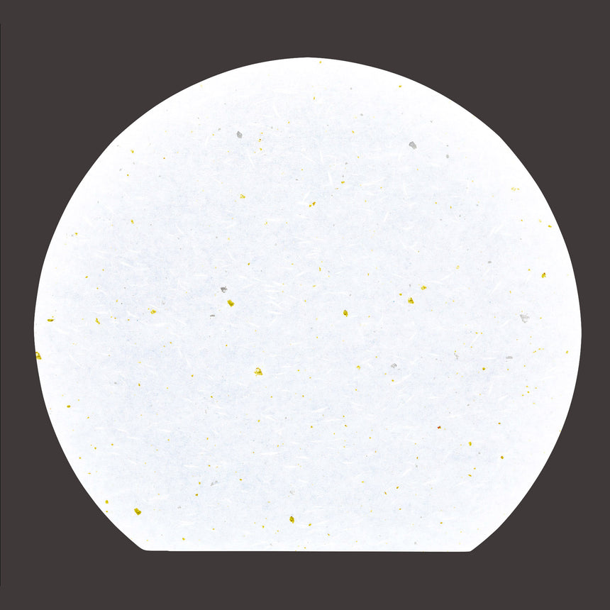 尺3半月小間紙 懐石まっと 金銀振 (100枚入)