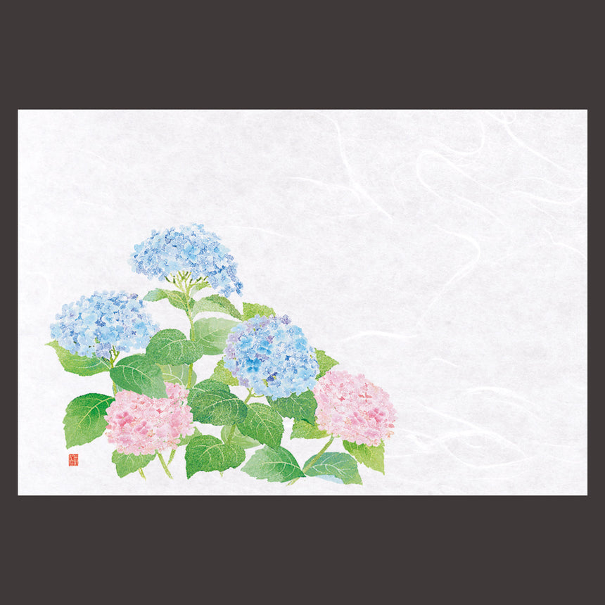 尺3花暦 懐石まっと　紫陽花 （100枚入）