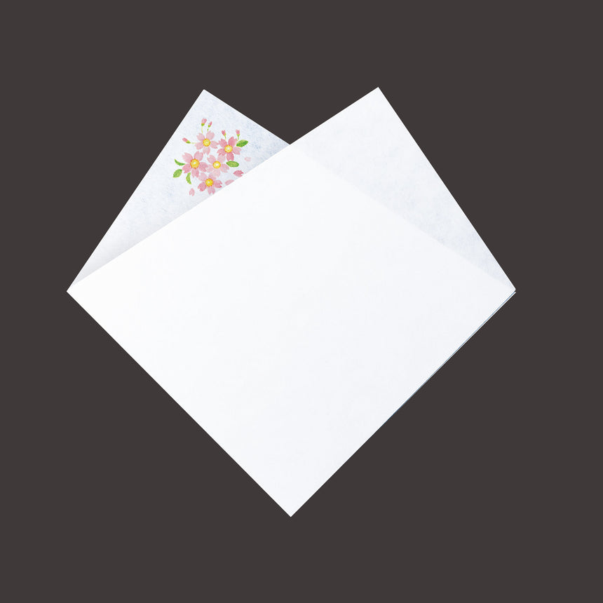 2つ折　四季の天紙 桜 （100枚入）