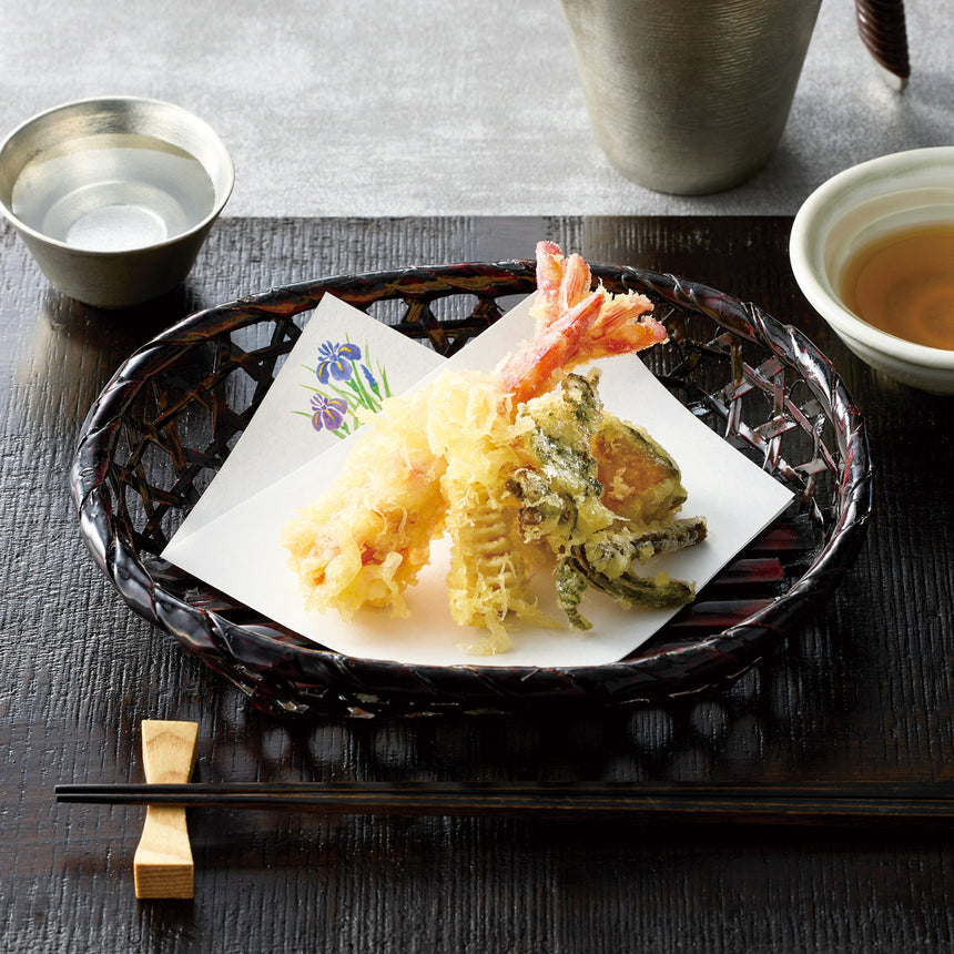2つ折　四季の天紙 菖蒲 （100枚入）
