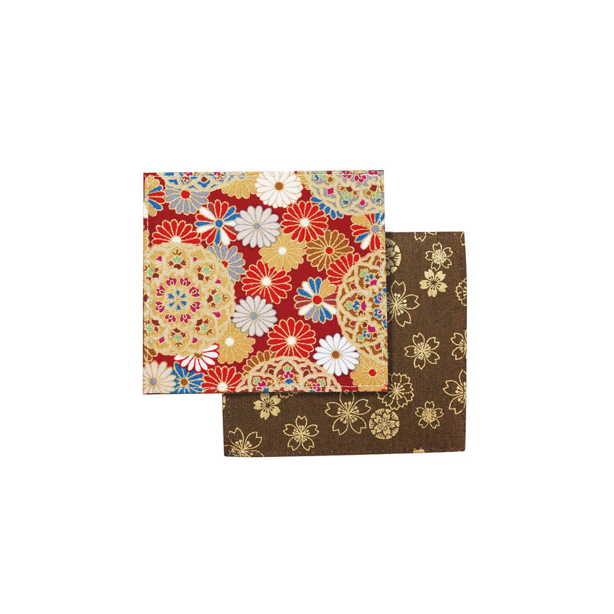 和文様・綿コースター