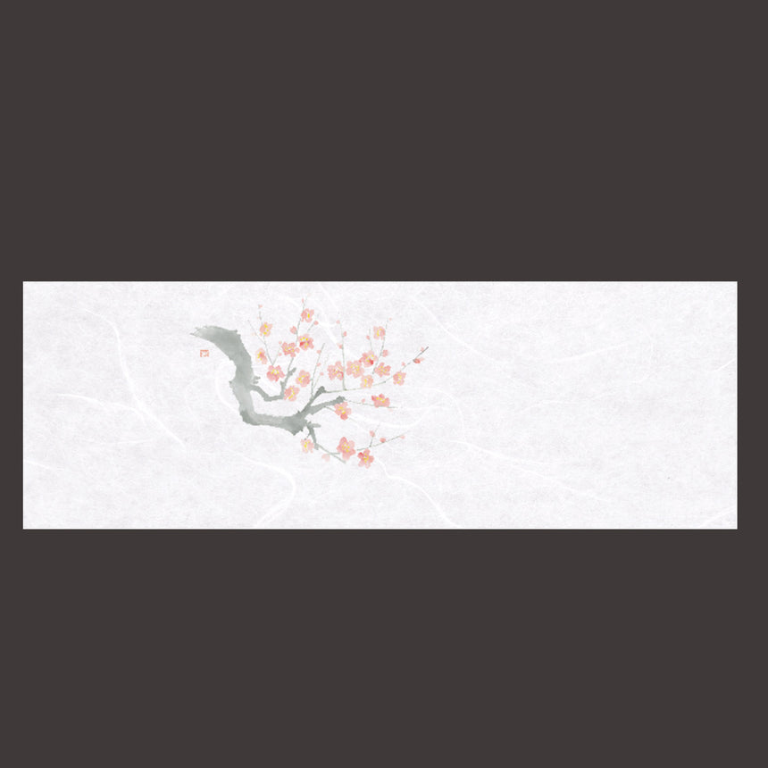 Unryu Washi Flower Banquet Menu Plum Blossoms 100 sheets