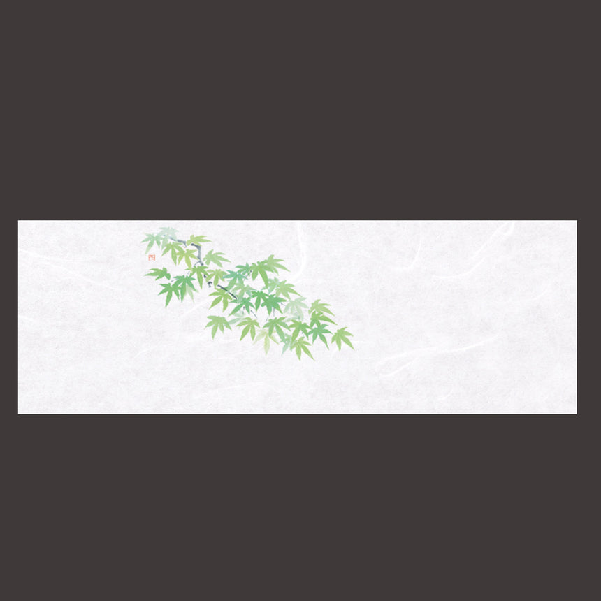 雲竜和紙　花宴おしながき　青もみじ 100枚