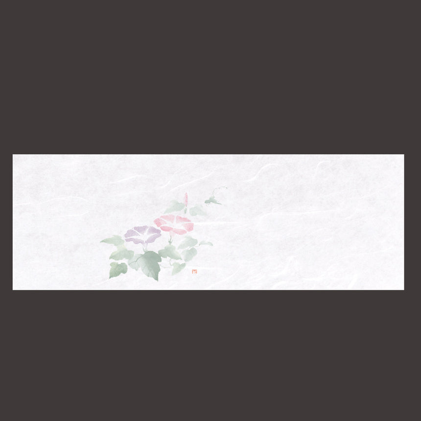 雲竜和紙　花宴おしながき　朝顔 100枚