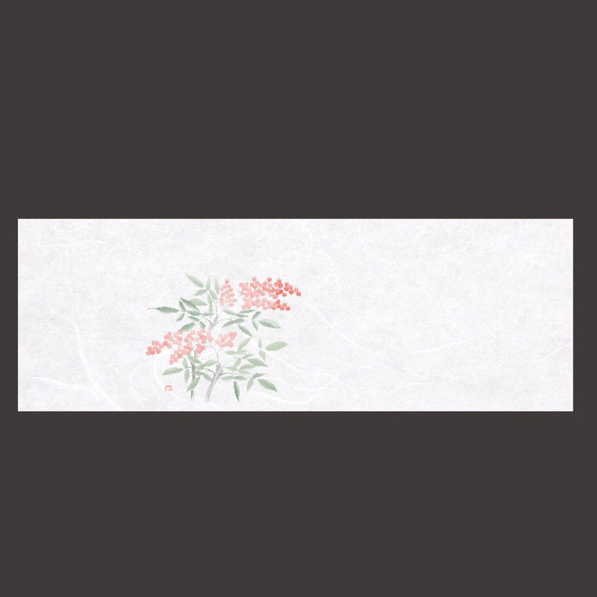 Unryu Washi Flower Banquet Menu Nanten 100 sheets