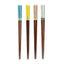 Colored feather chopsticks