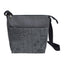 Ink/Binchotan charcoal dyed Biscuit (boat bottom shoulder bag)