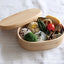 Hinoki Hollowed-Out Lunch Box [Oval]