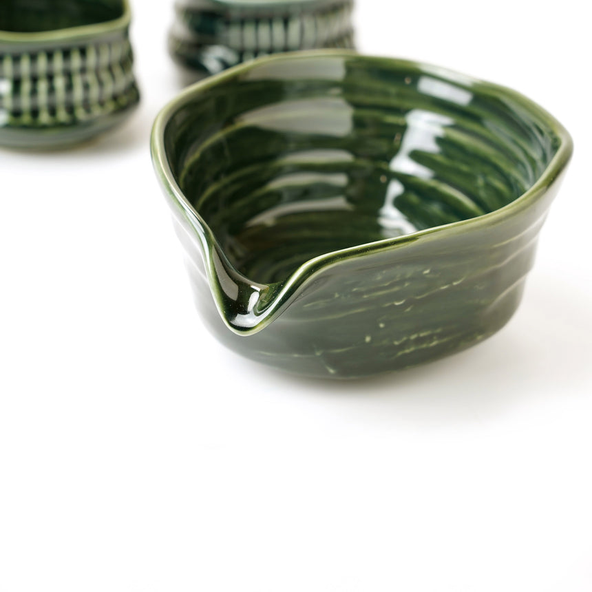 織部　振舞い抹茶碗