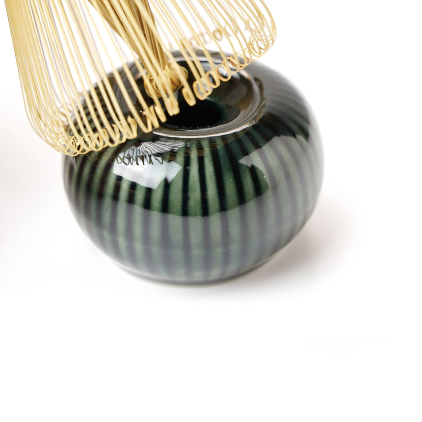 織部　ダルマ型　茶筅置き