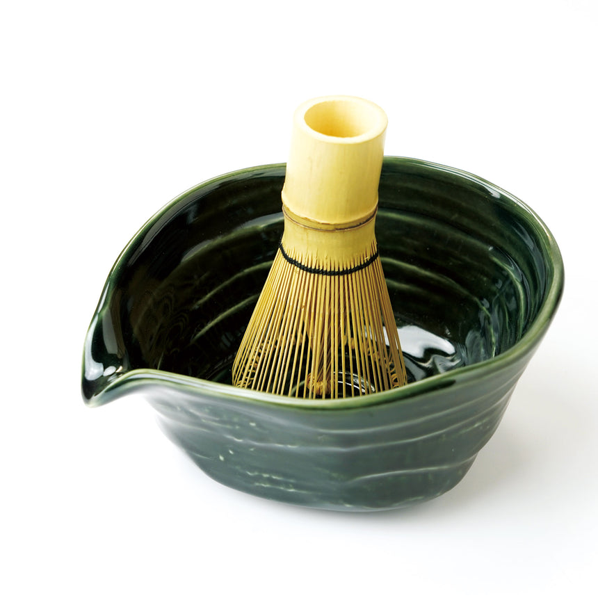 織部　振舞い抹茶碗