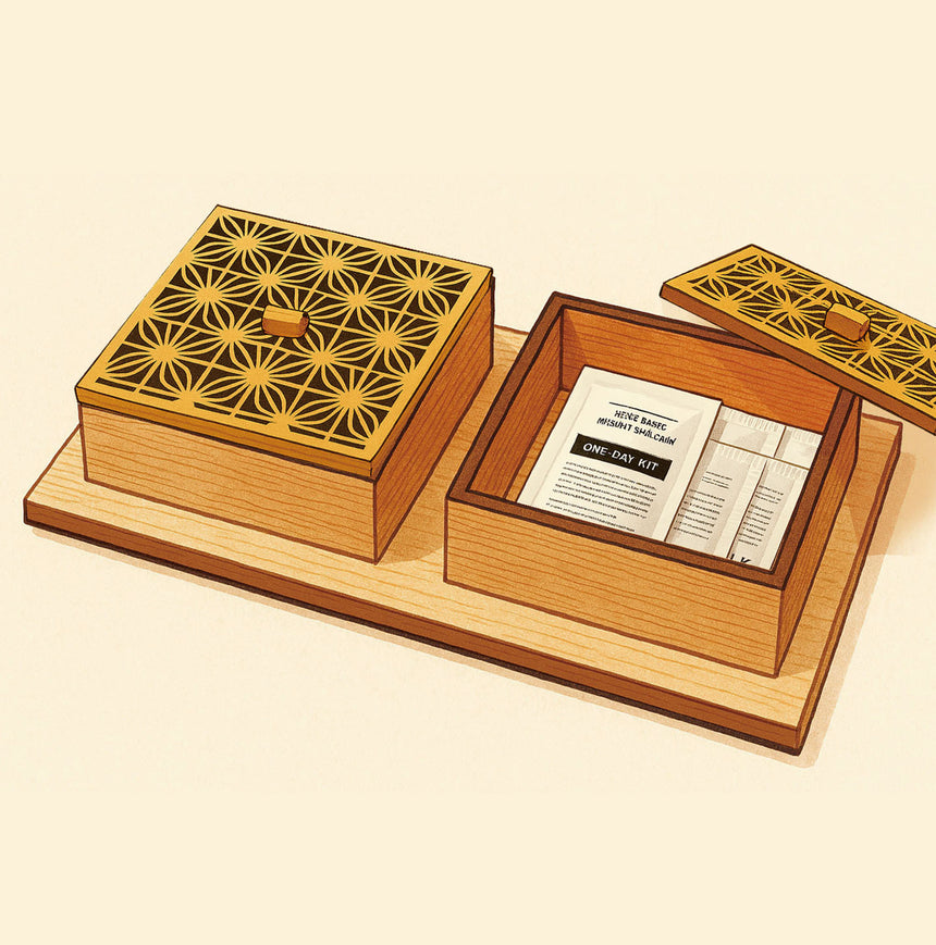 ひのき一双料理箱