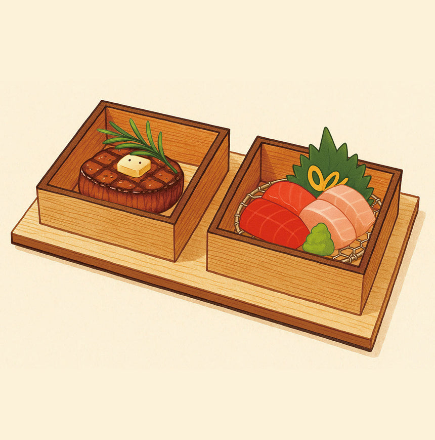 ひのき一双料理箱