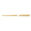 Tapered bamboo chopsticks (50 pairs) *White band wrapping*Unpainted