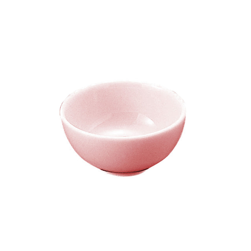 色釉丸型珍味入（ピンク）