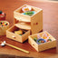 Hinoki 2-drawer lunch box