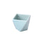 Folded triangular delicacy container, celadon