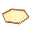 Hinoki Fine Hexagonal Tray, Extra Large