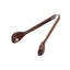 Wooden holding tongs (single hole) brown [while stocks last]