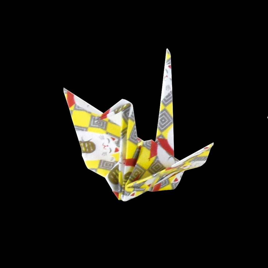 折紙飾り 折鶴(小) 50個入　各柄混合