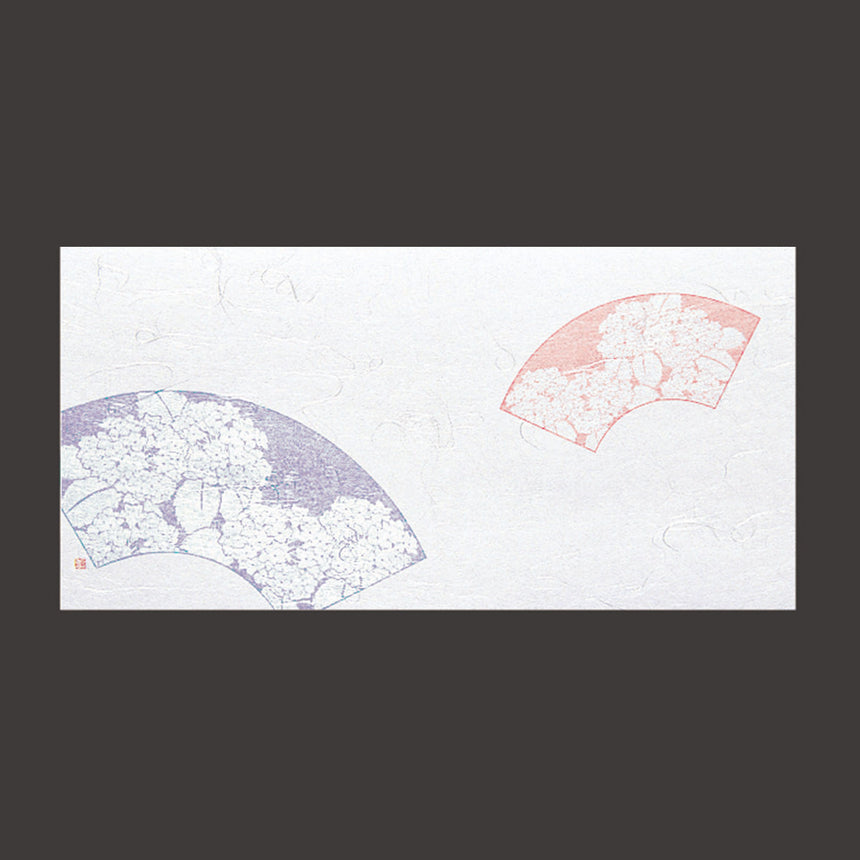 雲竜和紙 薄色四季紙 紫陽花 100枚